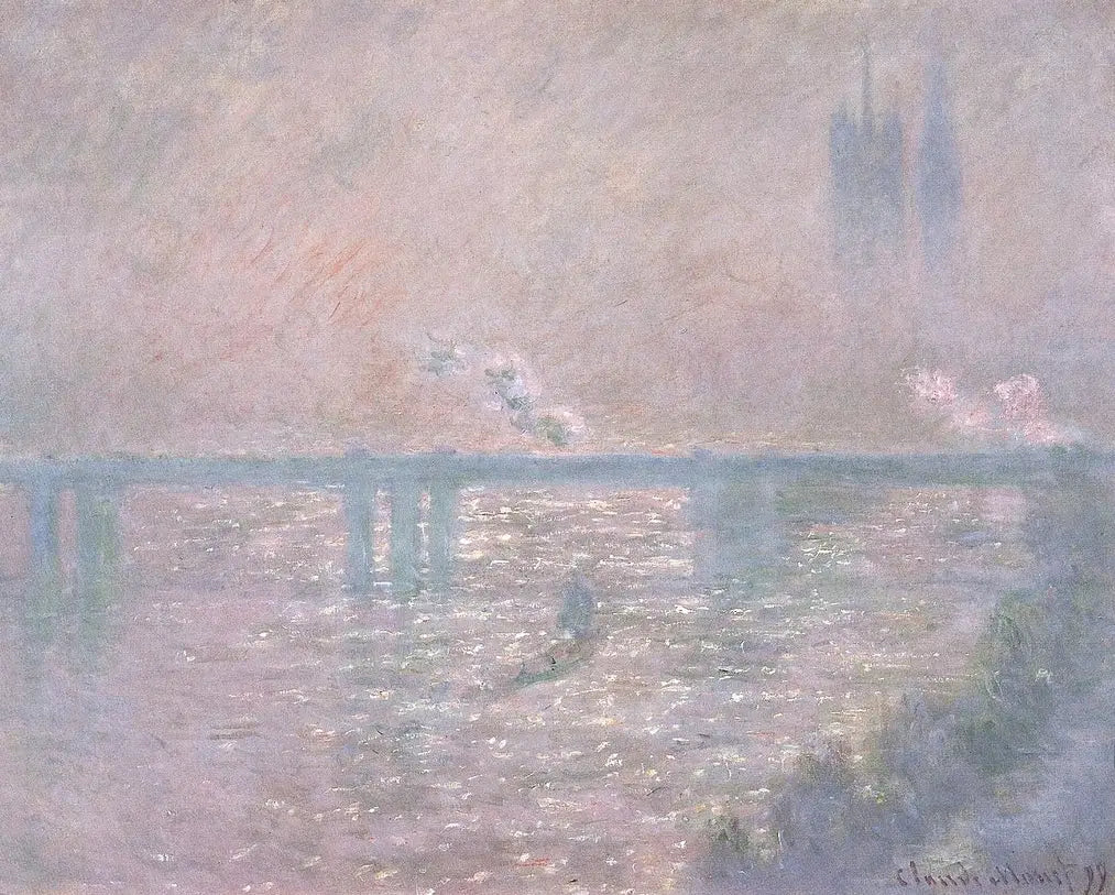 Reproduction du tableau « Pont de Charing - Claude Monet » par Alpha Reproduction en peinture à l’huile