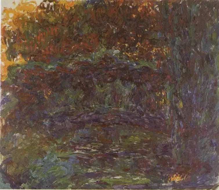 Японский мост, Мармоттан W1924 - Клод Моне