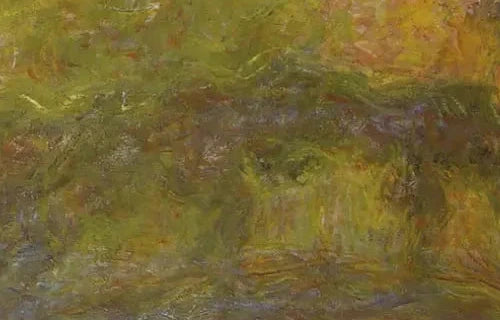 Détail de l’arche sombre sous la lumière jaune du Pont japonais W1926