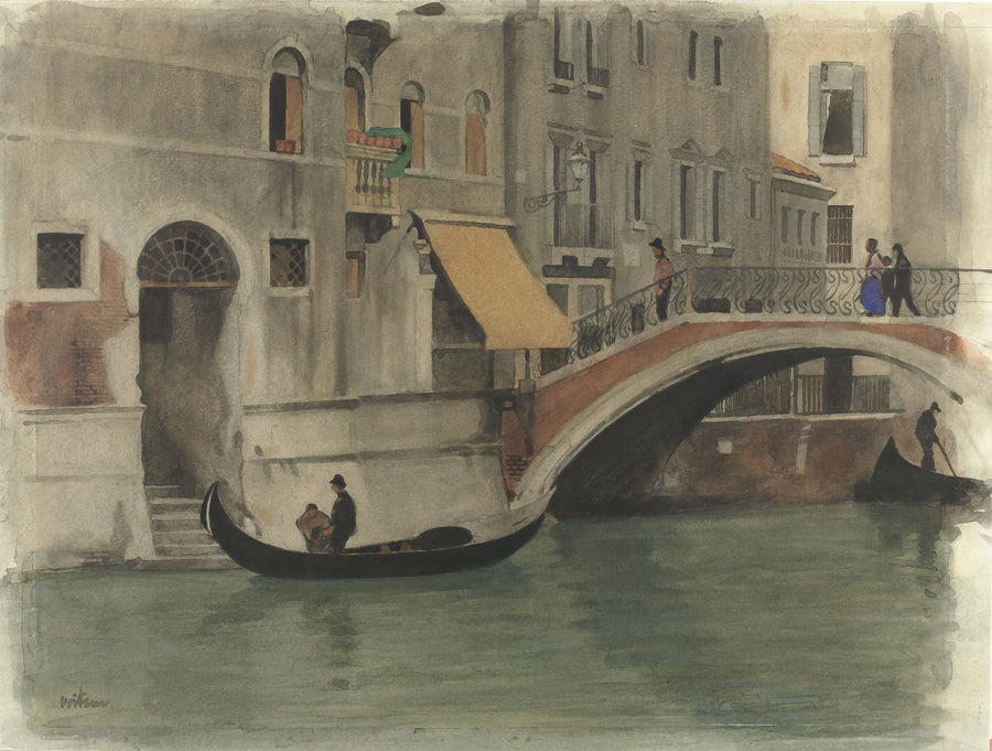Pont sur un canal à Venise - Willem Witsen