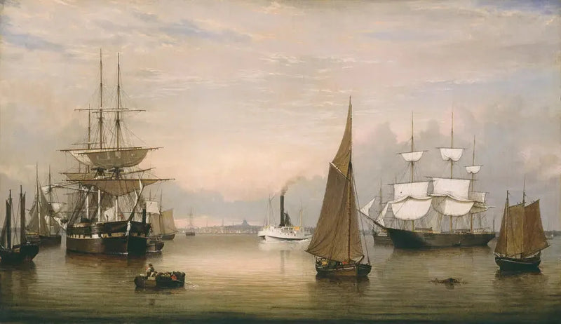 Порт Бостона (1856) - Фитц Генри Лейн