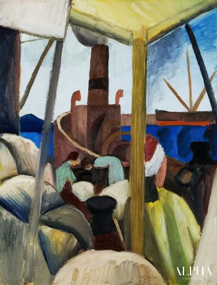 Port de Tunis - August Macke - Reproductions de tableaux et peintures haut de gamme