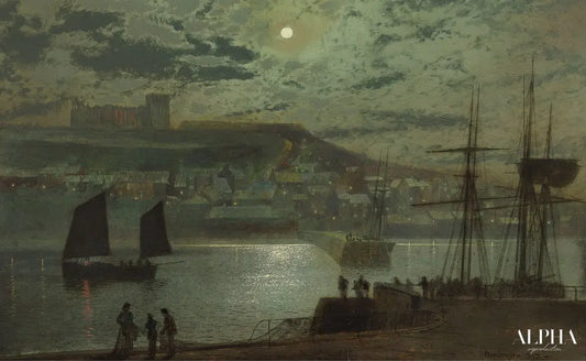 Port de Whitby - John atkinson grimshaw - Reproductions de tableaux et peintures haut de gamme