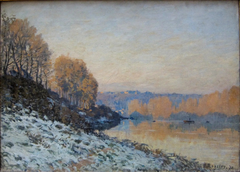 Порт-Марли, белый гель - Альфред Сислей