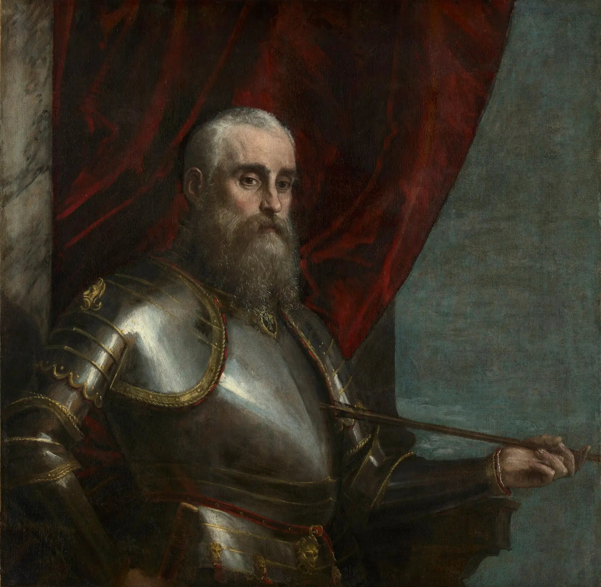 Portrait d'Agostino Barbarigo - Paul Véronèse image 1 copie peinte à la main à l’huile