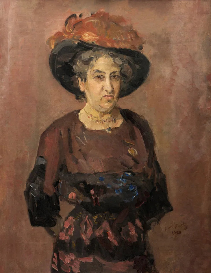 Портрет Аллетты Джейкобс (1854-1929) - Исаак Исаэльс