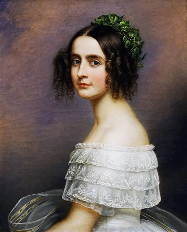 Портрет Александры Амалии фон Бавария (1826-1875) - Йозеф Карл Штилер