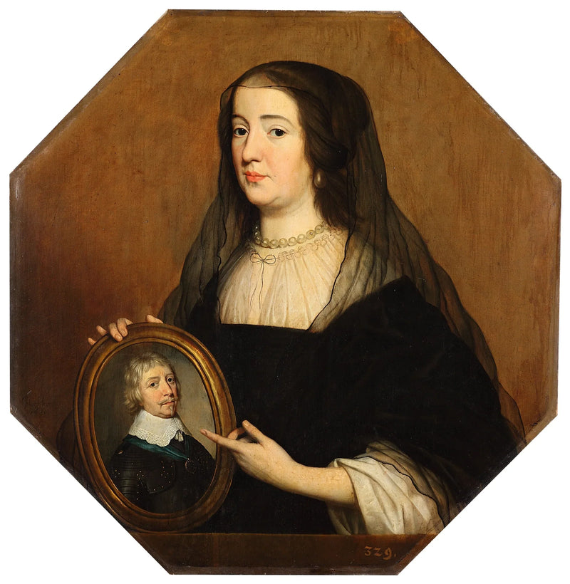 Портрет Амалии ван Солмс (1602-1675) - Герт ван Хонтхорст