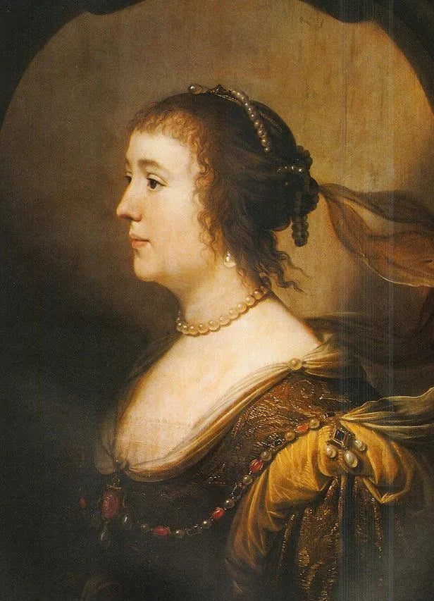 Портрет Амалии ван Солмс (1602-1675) - Gerrit van Honthorst