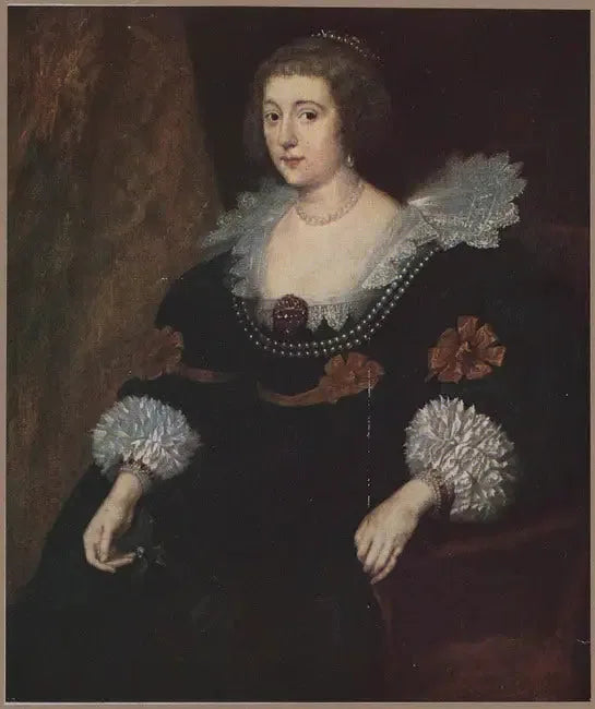 Портрет Амалии ван Солмс-Браунфельс, принцессы оранской (1602-1675) - Антуан ван Дейк