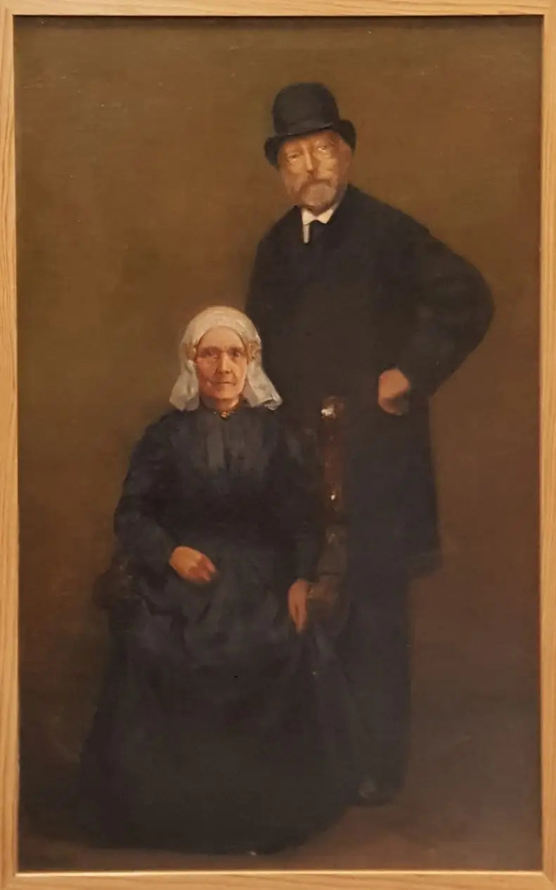 Портрет Эгберта Куйперса (1828-1892) и Янтье Вийгерсма (1828-...) - Пит Мондриан