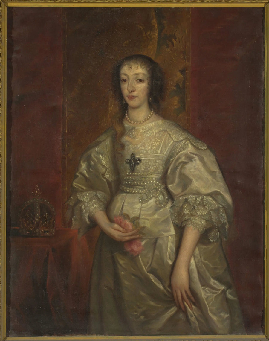 Портрет Анриетты Марии (1609-1699), королевы Англии - Антуан ван Дейк