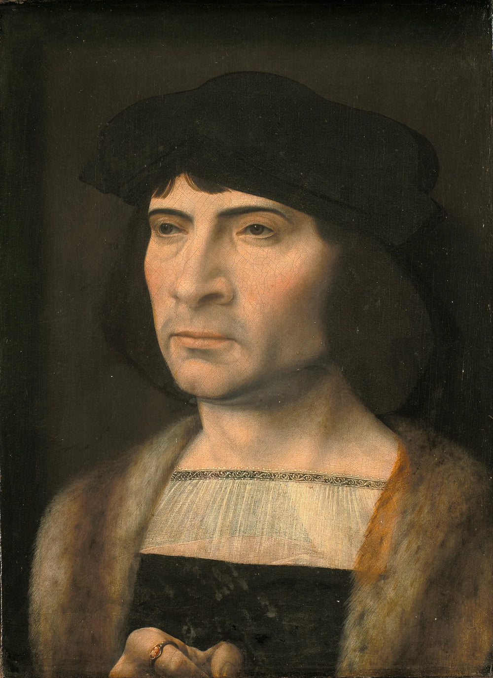 Portrait d'homme - Jan Gossaert image 1 reproduction réalisée par Alpha Reproduction