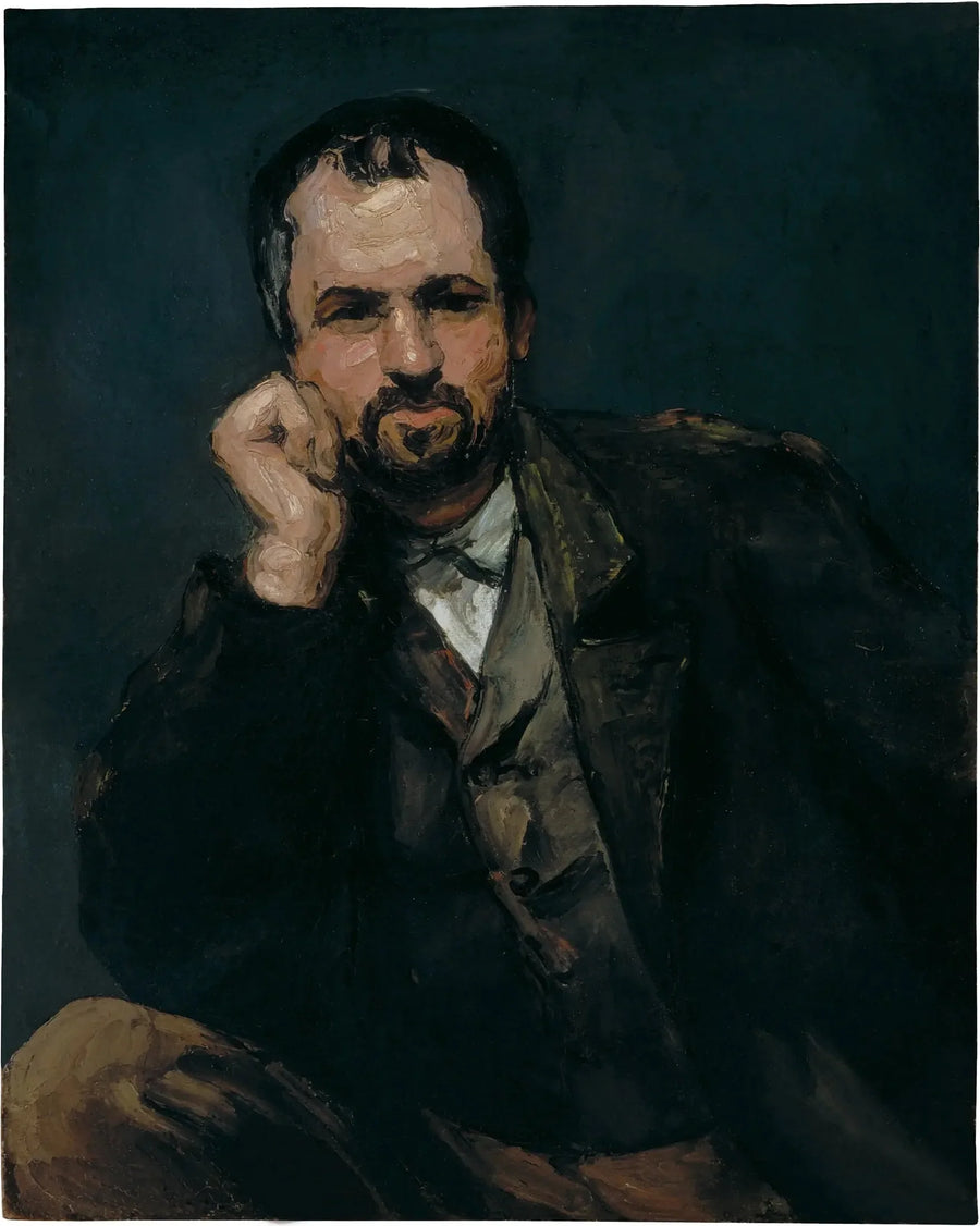 Portrait d'homme - Paul Cézanne image 1 copie de tableau peinte à la main