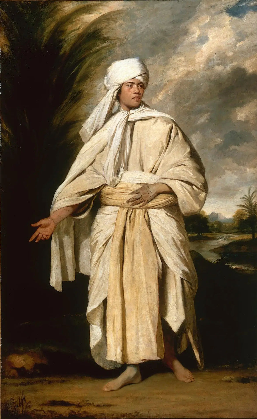 Portrait d'Omai - Joshua Reynolds image 1 reproduction de peinture à l’huile