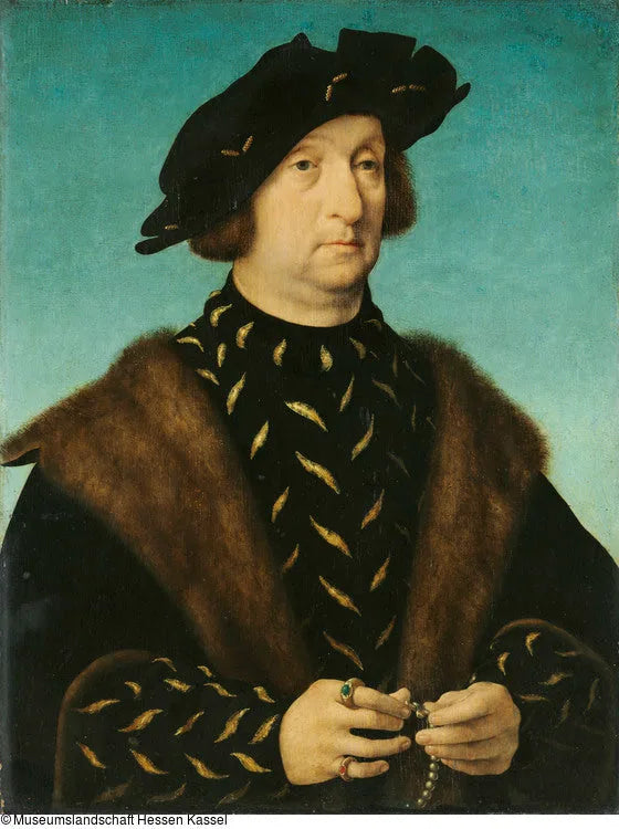 Портрет мужчины с четками - Joos van Cleve