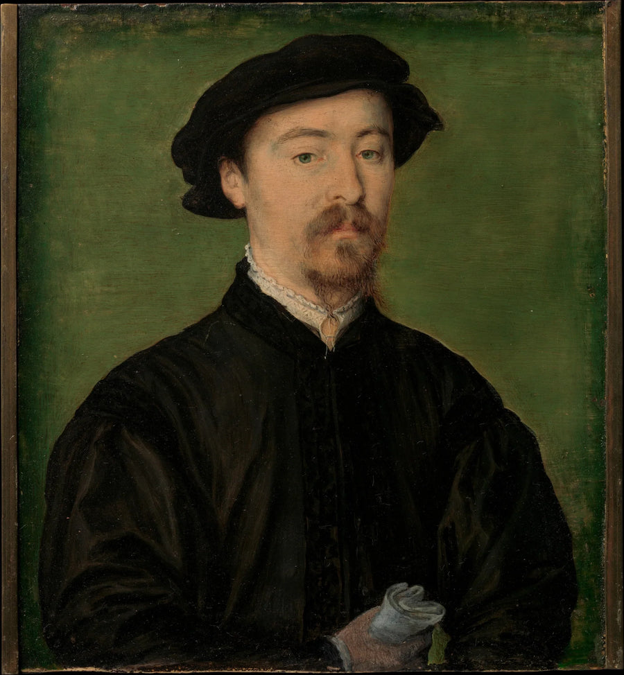 Portrait d'un homme avec des gants - Corneille de Lyon