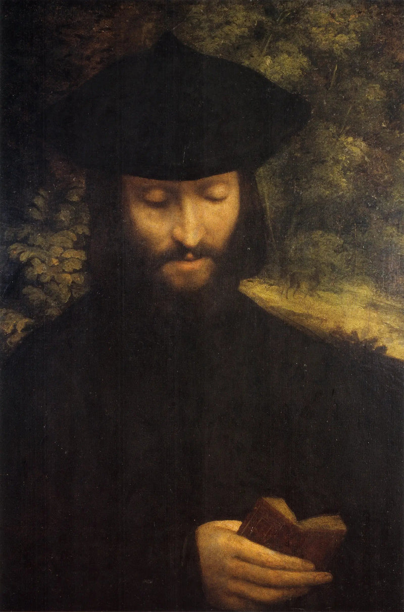 Портрет мужчины с книгой - Antonio da Correggio