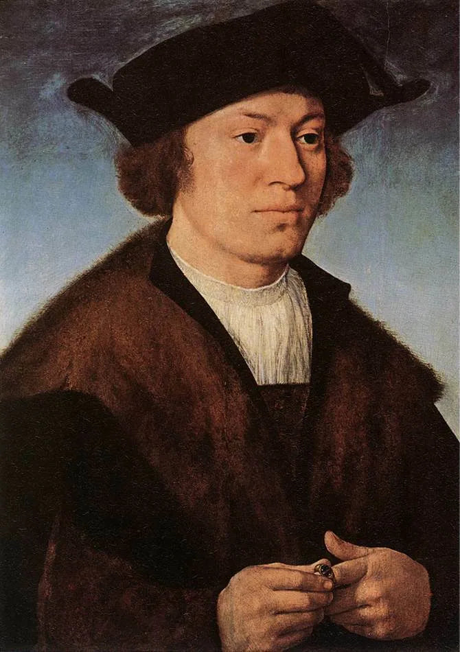 портрет мужчины - Joos van Cleve