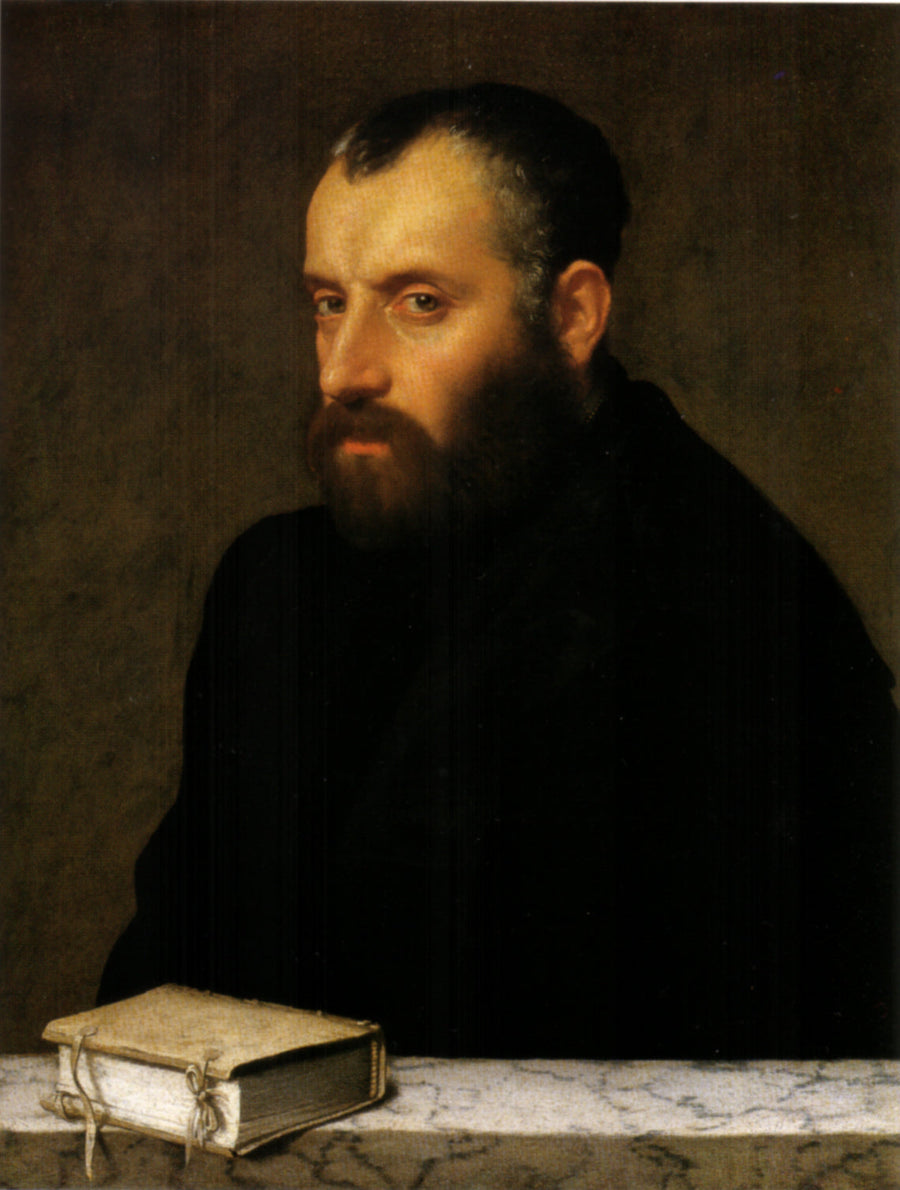 портрет умного мужчины - Giovanni Battista Moroni