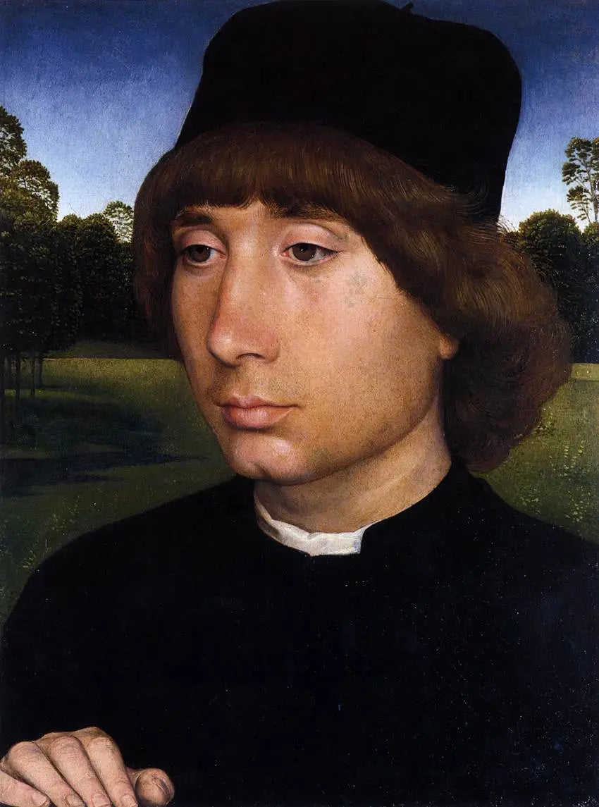 портрет молодого человека - Hans Memling