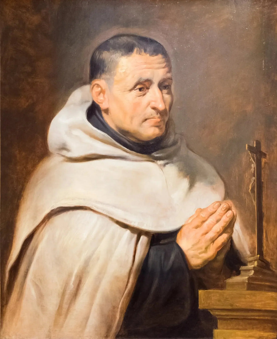 Portrait d'un prieur carmélite - Peter Paul Rubens image 1 copie de tableau peinte à la main