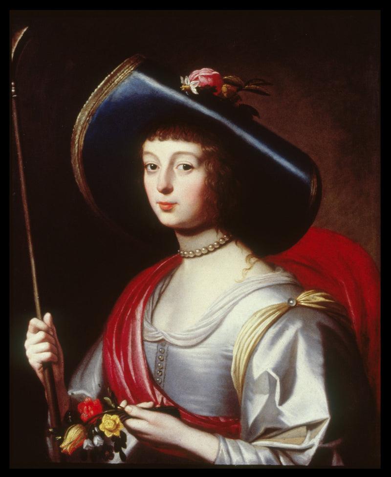 Портрет дамы при дворе в роли пастушки - Gerrit van Honthorst