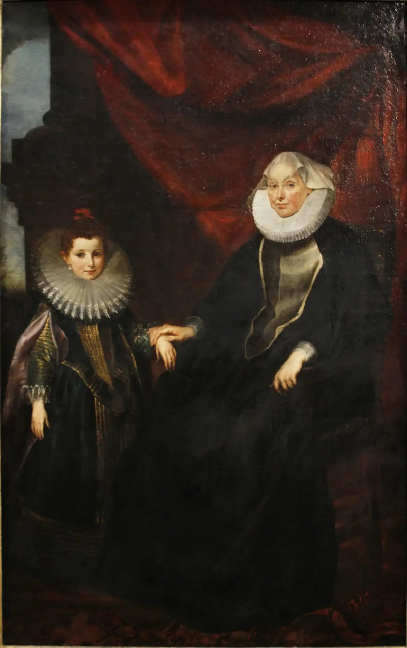 Портрет Бианки Спинола Империале (1554-1622) и её племянницы Маддалены Империале - Питер Пауль Рубенс