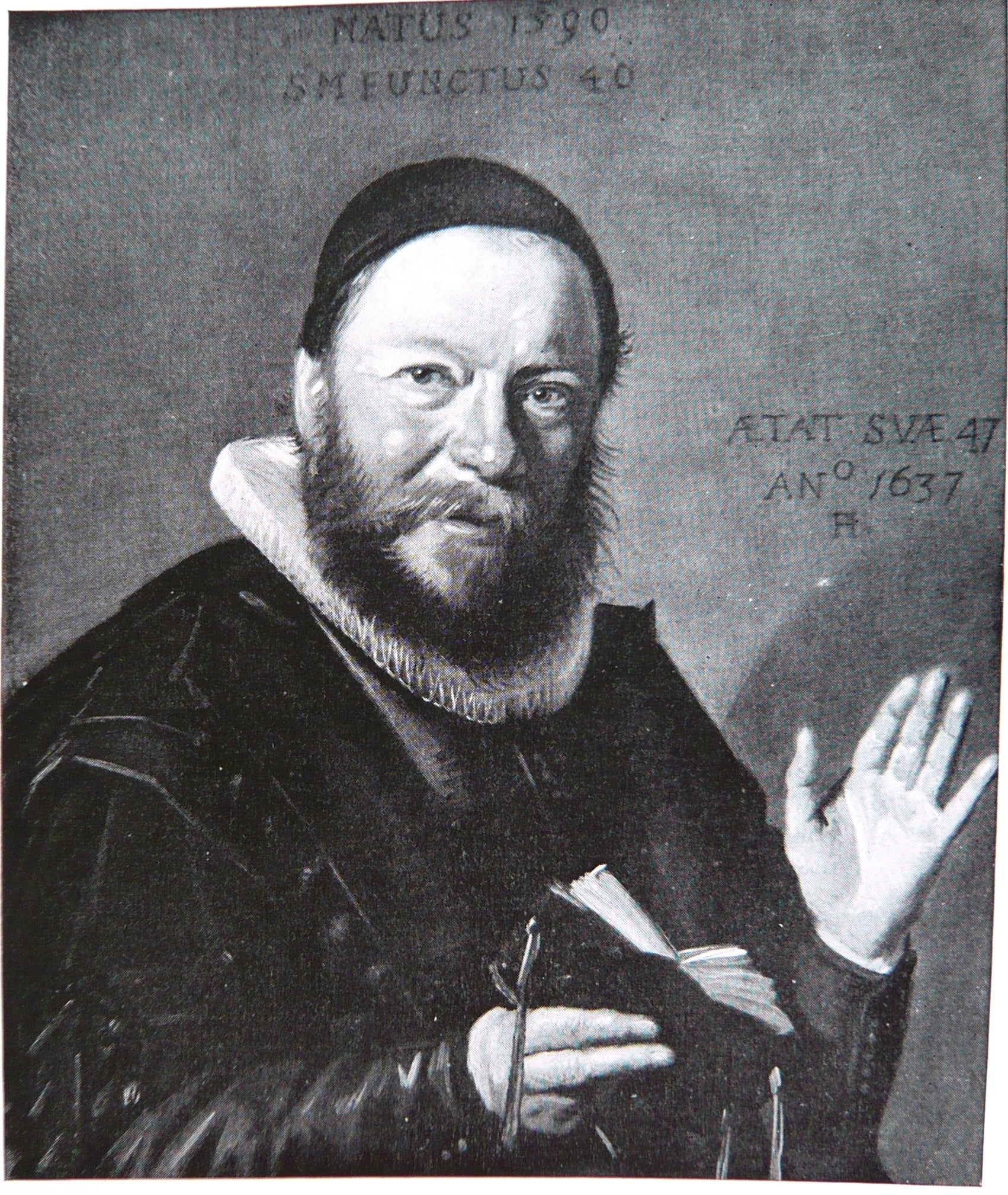 Portrait de Caspar Sibelius - Frans Hals - Alpha Reproduction