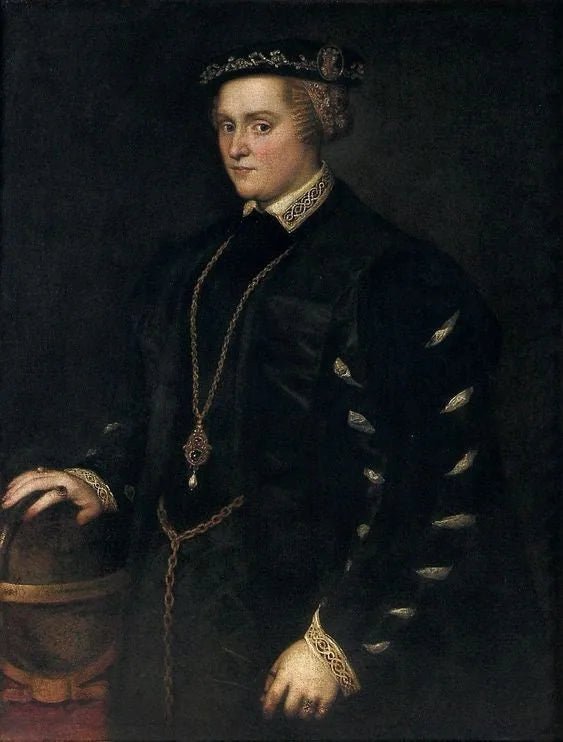 Портрет Екатерины Австрийской (1533-1572), королевы Польши - Джакомо Тинторетто