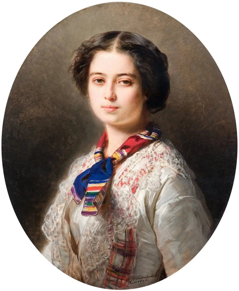 Портрет Цецили Лубомирской из Замойских (1831-1904) - Франц Ксавер Винтерхальтер