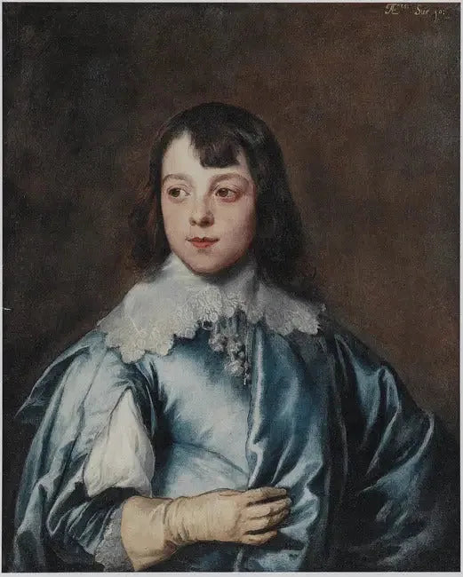 Портрет Чарльза Стэнли, лорда Стрендж, 8-го графа Дерби (1628–1672) в возрасте десяти лет - Антуан Ван Дейк