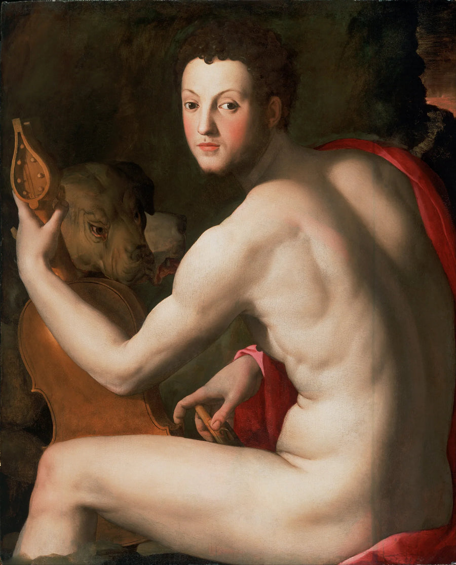 Портрет Козимо I Медичи в образе Орфея - Бронзино