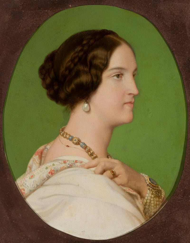 Портрет Дельфины Потошки (1807-1877) - Поль Деларош