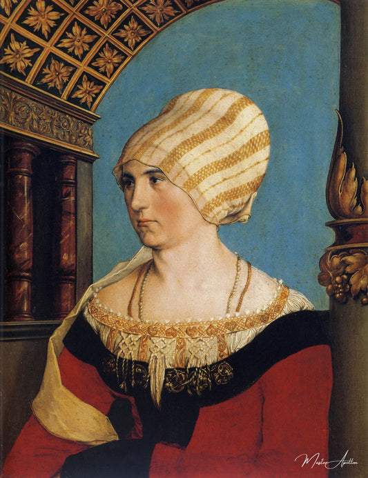 Portrait de Dorothea Meyer, née Kannengiesser - Hans Holbein le Jeune - Reproductions de tableaux et peintures haut de gamme