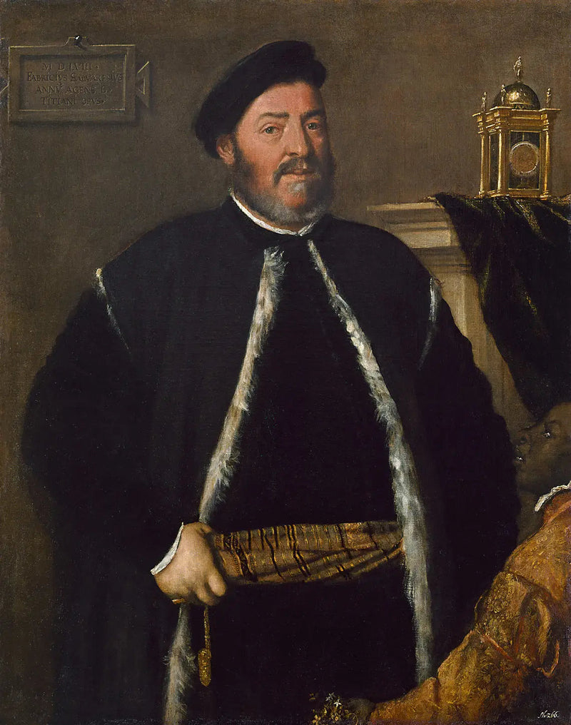 Портрет Фабрицио Сальварезио — Тициан