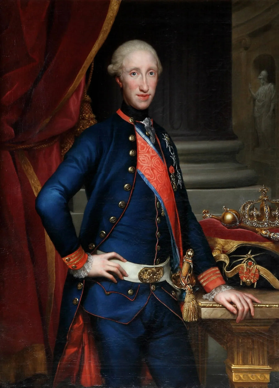 Портрет Фердинанда I из Две Сицилий (1751-1825) - Антон Рафаэль Менгс