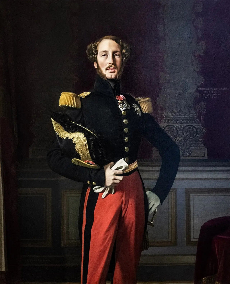 портрет Фердинанда-Филиппа, герцога Орлеанского - Жан-Auguste-Доминик Ингр