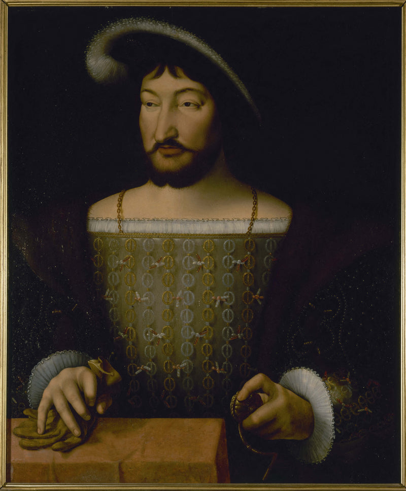 Портрет Франциска I, короля Франции - Joos van Cleve