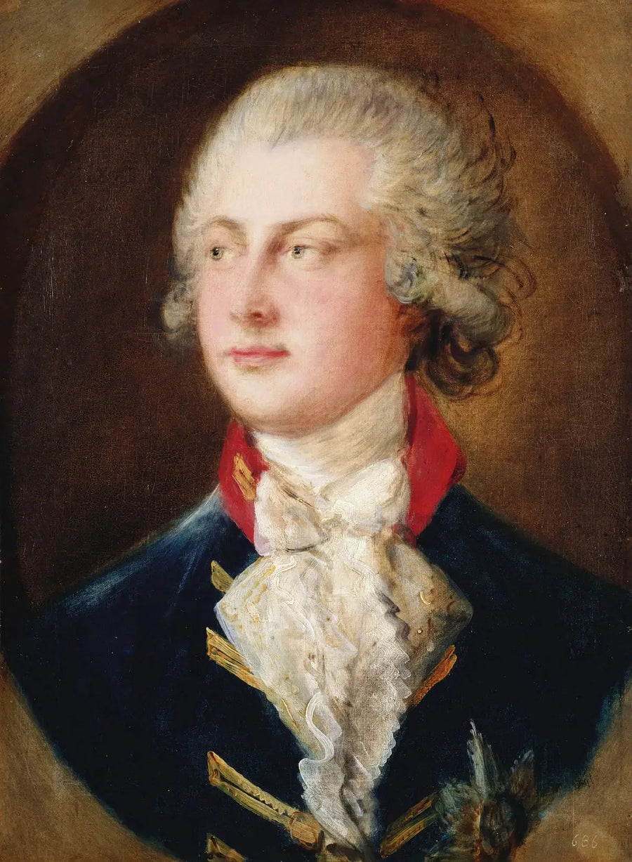 Портрет Георга IV, когда он еще был принцем Уэльским (1782) - Томас Гейнсборо