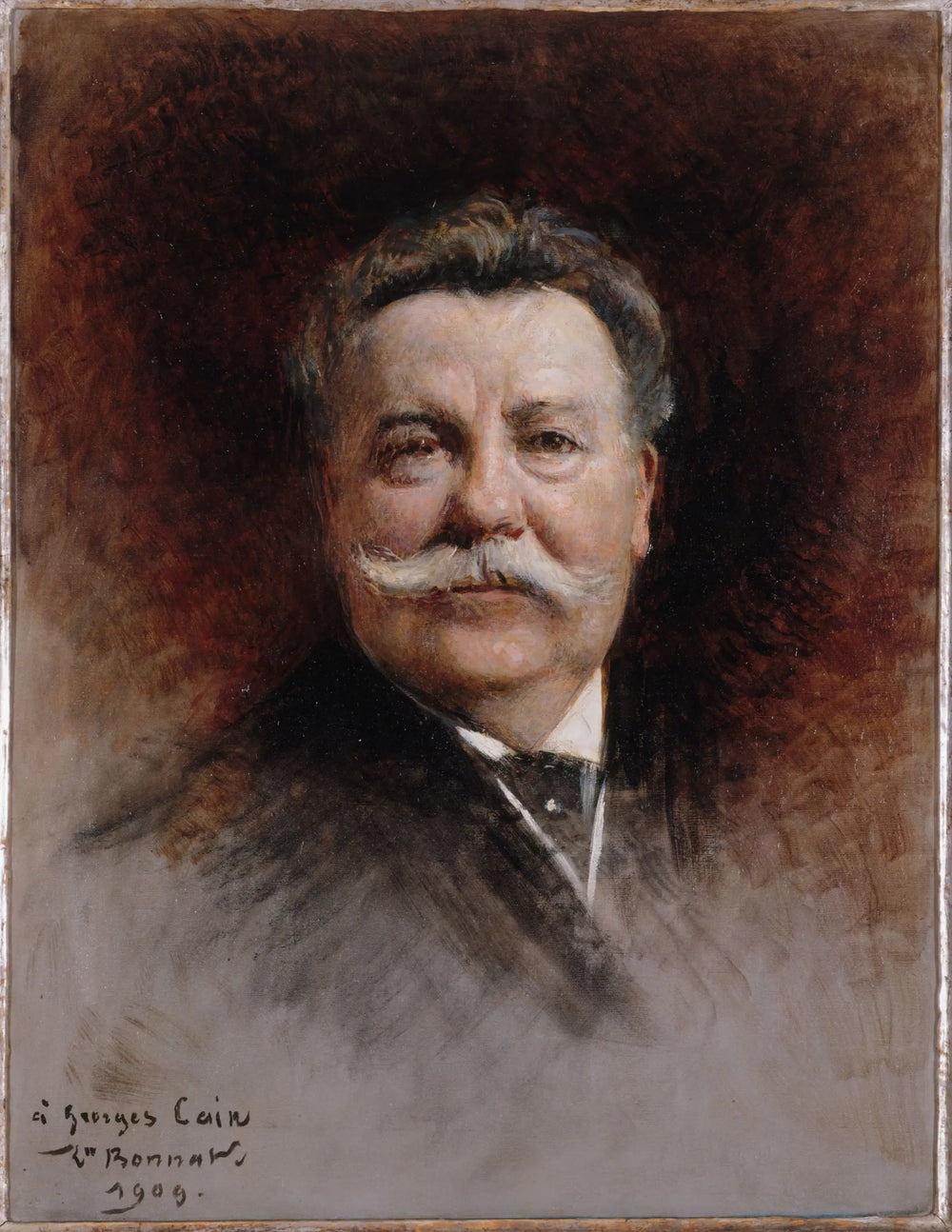 Portrait de Georges Cain (1853-1919) peintre et littérateur - Léon Bonnat - Alpha Reproduction