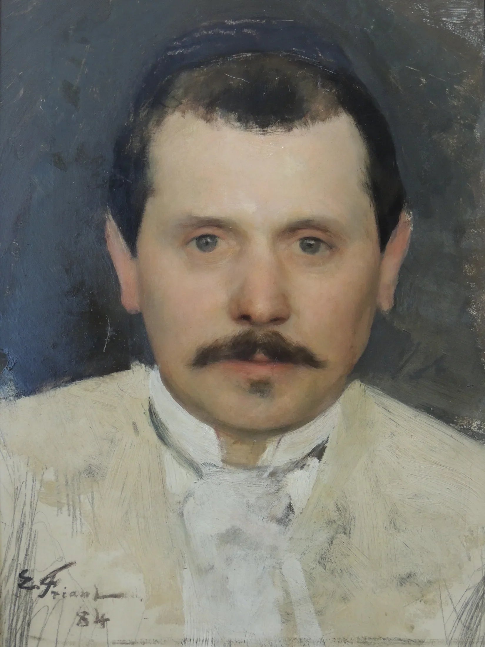 Portrait de Georges Jeanniot - Émile Friant image 1 reproduction d’œuvre d’art à l’huile