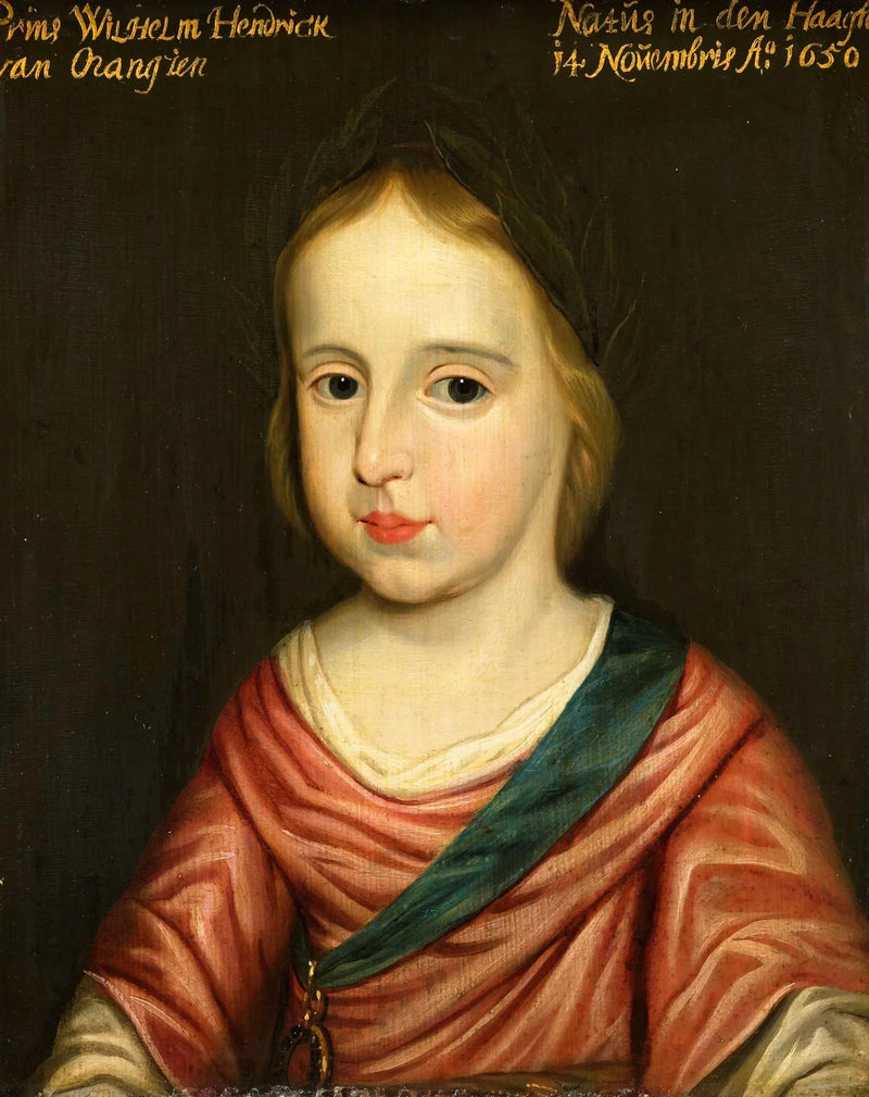 Портрет Гийома III (1650-1702), принца Оранского - Герт ван Хонтхорст