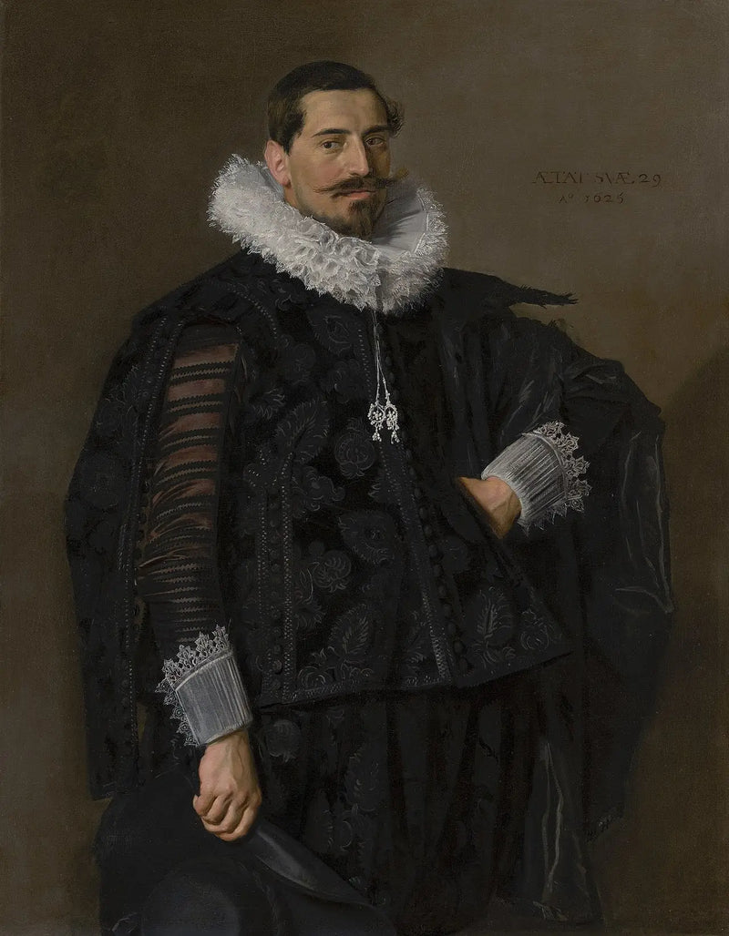 Портрет Якова Питерсза Оликана (1596-1638) - Франс Hals