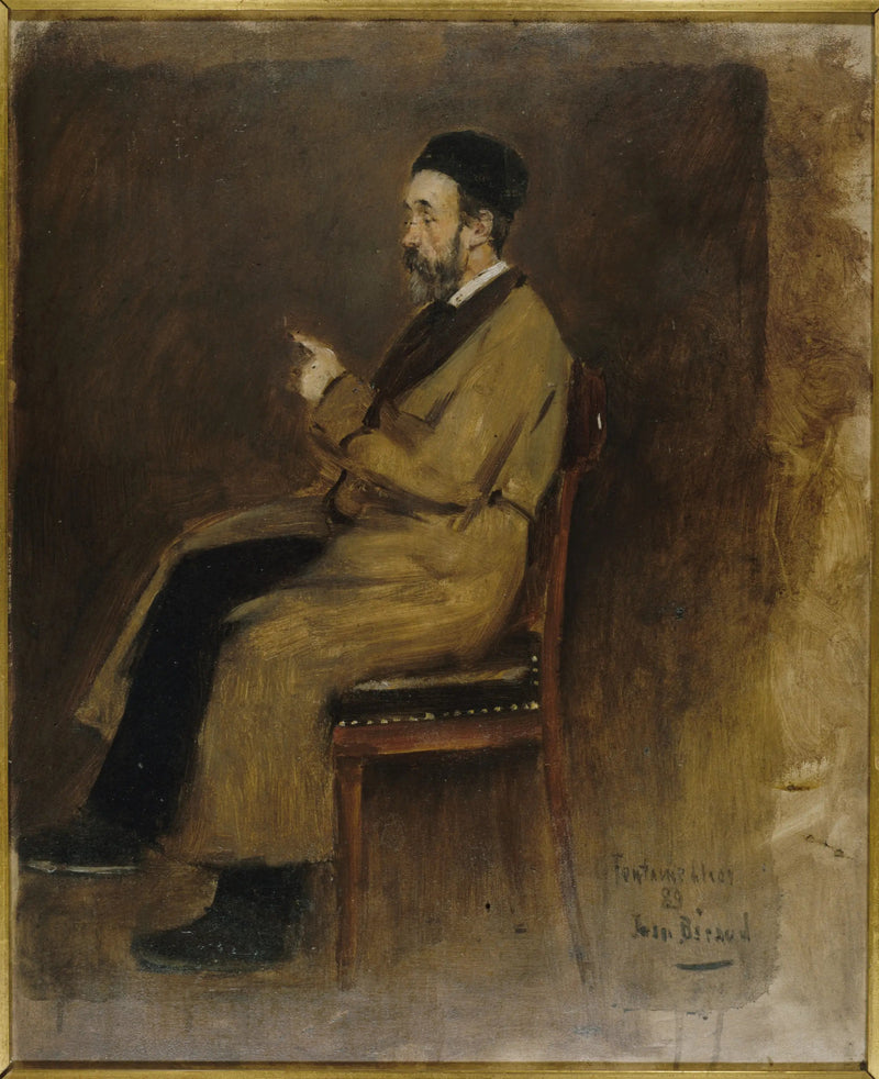 Портрет Жана-Жака Вайса (1827-1891), редактора в «Journal des débats» - Жан Беро