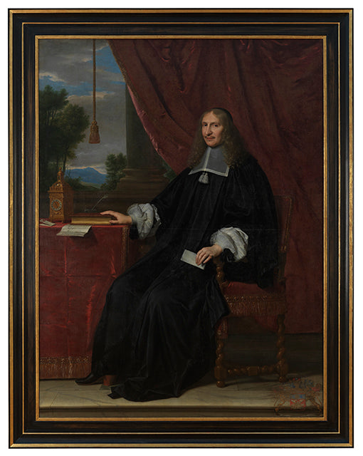Portrait de Jérôme II Le Maistre assis à son bureau - Philippe de Champaigne - Alpha Reproduction