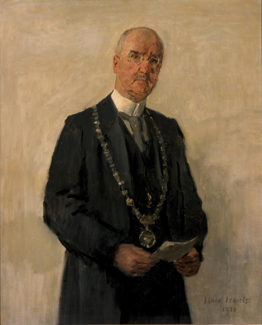 Портрет Йоахимуса Питера Фокема Андреа (1879-1949), мэр Утрехта - Исаак Израэльс