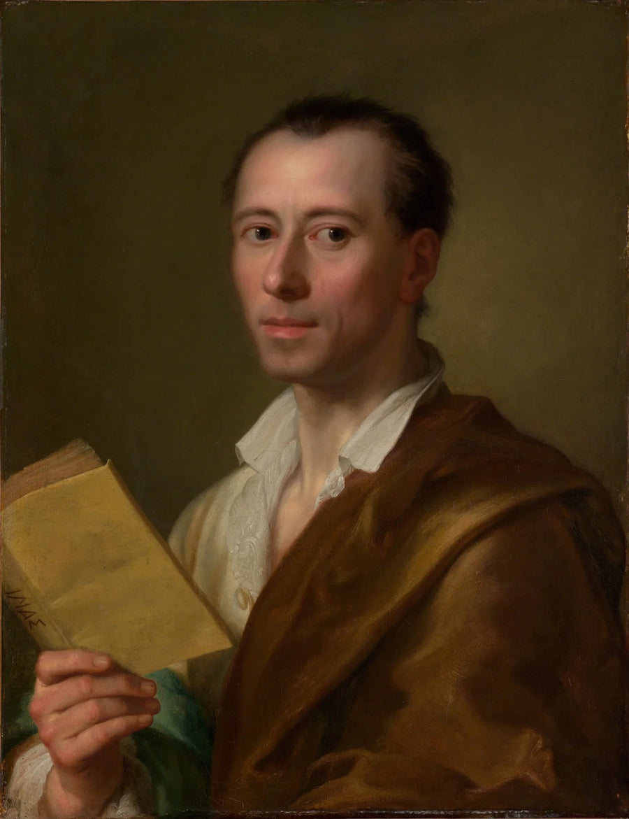 Портрет Иоганна Йоханна Винкельмана (1717-1768) - Антон Рафаэль Менгс