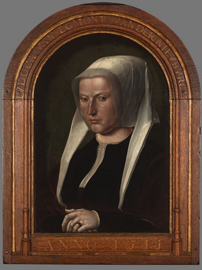 Portrait de Judoca van Egmond van der Nieuburgh - Jacob Cornelisz van Oostsanen - Alpha Reproduction