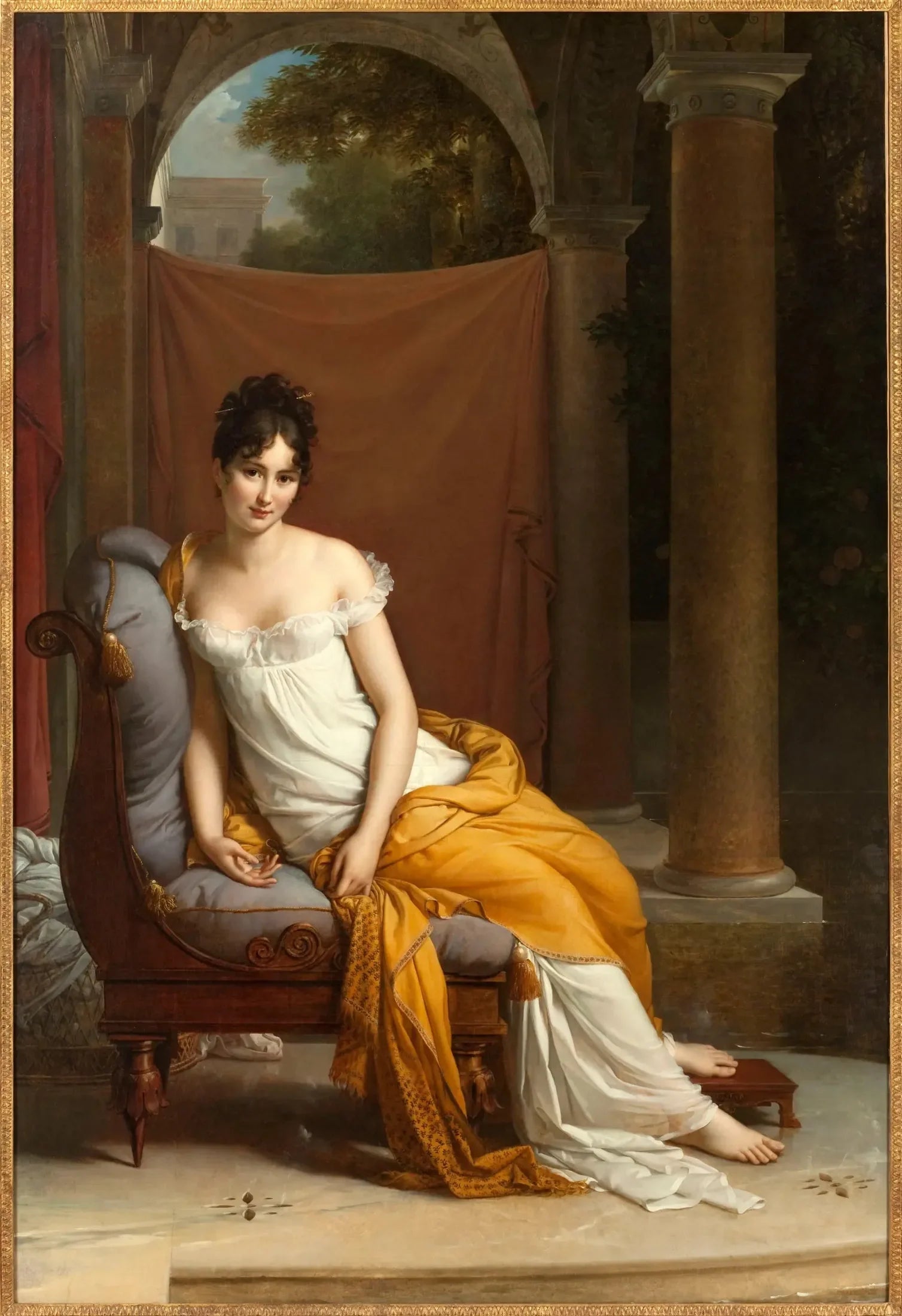 Portrait de Juliette Récamier - François Gérard image 1 reproduction réalisée par Alpha Reproduction